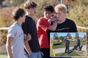 Oregon elementary school teen gunman fired his mom’s shotgun at truck before rampage that left 3 kids, teacher dead: report
