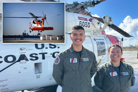 Coast Guard swimmer, 24, says he fought waves and darkness to rescue 16 people from Pacific Ocean