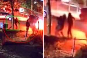 Horrifying moment shooting breaks out at Airbnb rented for music video in California