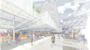 New masterplan reveals plans for apartment towers and reduced market footprint