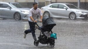 Residents warned of dangerous conditions after record rainfall hits Victoria