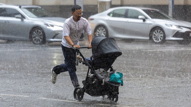 Residents warned of dangerous conditions after record rainfall hits Victoria