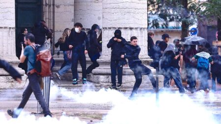 Teen's hand blown off by police grenade during French student protests: report