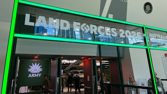 The Land Forces Expo opened in Perth on Tuesday. 