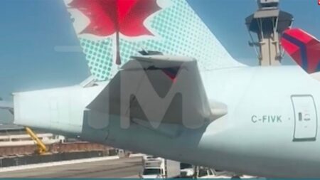 Delta Air Lines jet clips Air Canada plane on Los Angeles International Airport tarmac