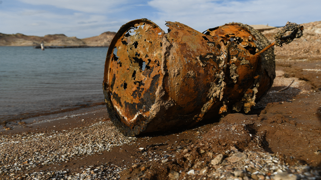 Las Vegas investigators say they've identified shooting victim's body found in Lake Mead barrel