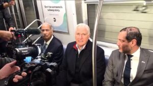 Bruce Blakeman hammers Dem Gov Hochul, Mamdani over subway safety during NYC campaign ride