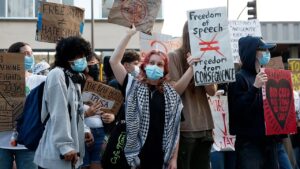University president sounds alarm as nearly half of students justify violence to stop 'hate speech'