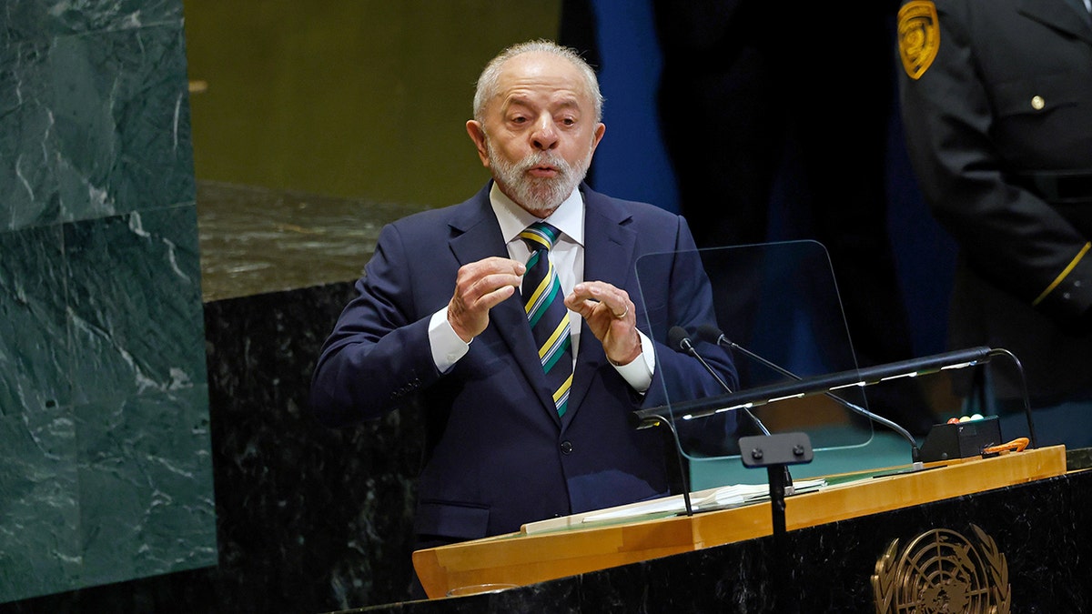 President of Brazil Luiz Inacio Lula da Silva during the UNGA