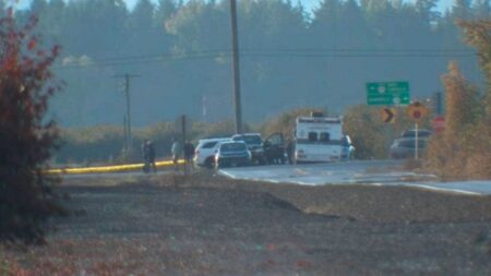 Two helicopters collide midair near Oregon airport with three people aboard, FAA confirms