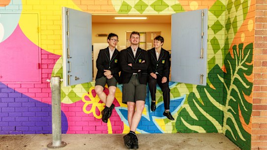 Year 12 latin students from Caringbah High School.