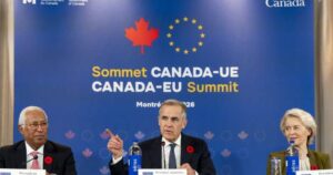 Canada-European Union summit in Montreal concluding with digital trade on agenda