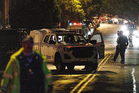 Tactical and general duties officers rushed to the Norwest apartment complex on September 21.