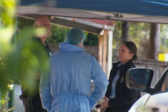 Police were called to the scene for a welfare check about 7.15am on Tuesday.