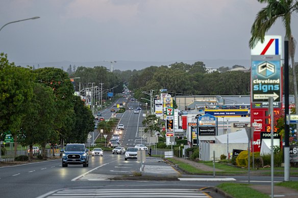 The bayside council is farm land turned  dormitory for Brisbane.