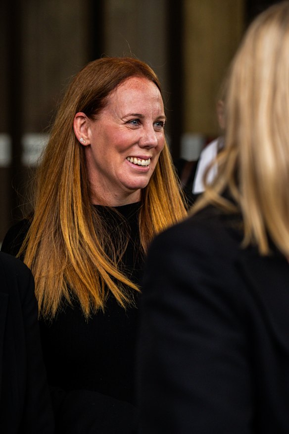 Jackie O’s manager Gemma O’Neill pictured outside the Federal Court in June.
