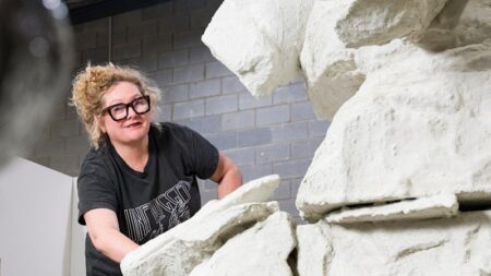 Once We Were Mudskippers artist Justene Williams takes over Queensland Art Gallery with chaotic creations
