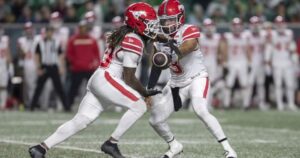 Stampeders hold off Riders to continue hot run
