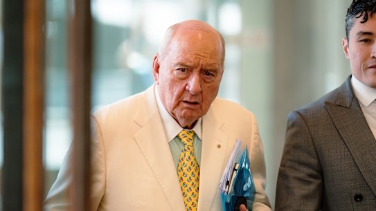 Alan Jones is accused of 21 counts of indecent assault and sexual touching.