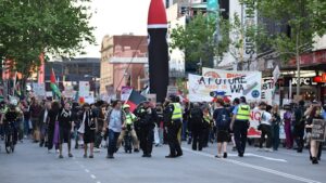 Heavy police presence and tight security as major defence event kicks off