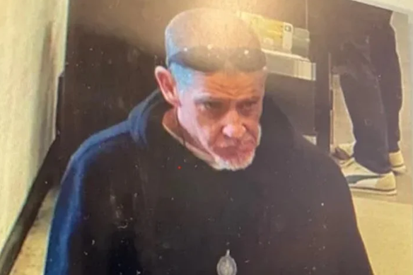 Police were searching for a man (pictured) who they believed could assist a sexual assault investigation in South Brisbane.