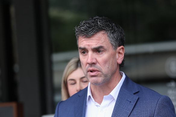 A cafe next to Brad Battin’s office in Berwick has twice been targeted in attempted firebombings.
