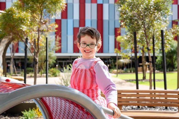 Riley Shawcross is a five-year-old from Margaret River who has a rare genetic mutation which causes the blood vessels throughout her body to behave abnormally, leaving her particularly vulnerable to stroke.