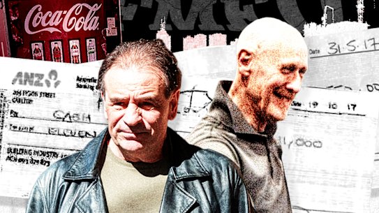 Former CFMEU chiefs John Setka (left) and Ralph Edwards.