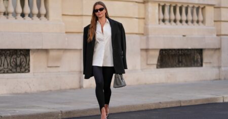 If You Love Leggings, These Long Rich-Mom Tops Solve the ‘Feeling Too Exposed’ Problem