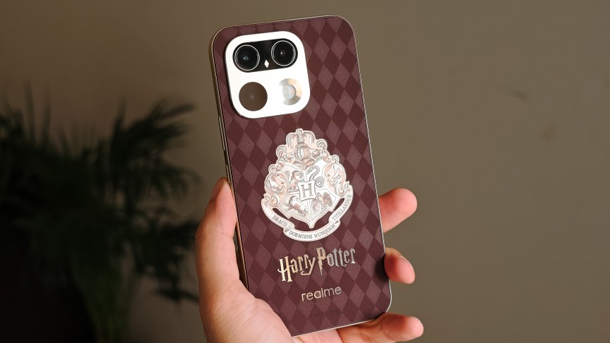 Prakhar Khanna holding the Realme 16 Pro 5G Harry Potter Edition.