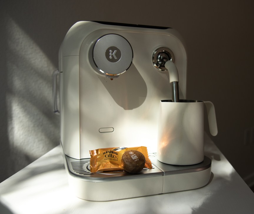 keurig alta on display with altaround coffee pod