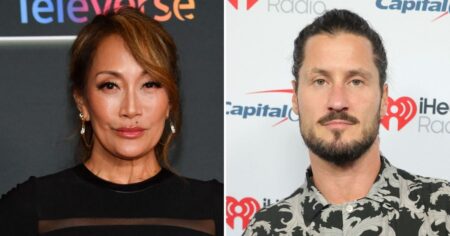DWTS’ Carrie Ann Inaba and Val Chmerkovskiy Hold Each Other, Hug in Untelevised Moment After Drama
