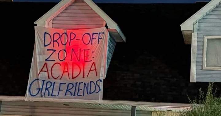 ‘Degrading’ sign hung during homecoming prompts response from N.S. university president