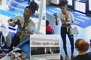 Pistol-packing mom threatens kids store workers after they say her tot can’t play inside: police