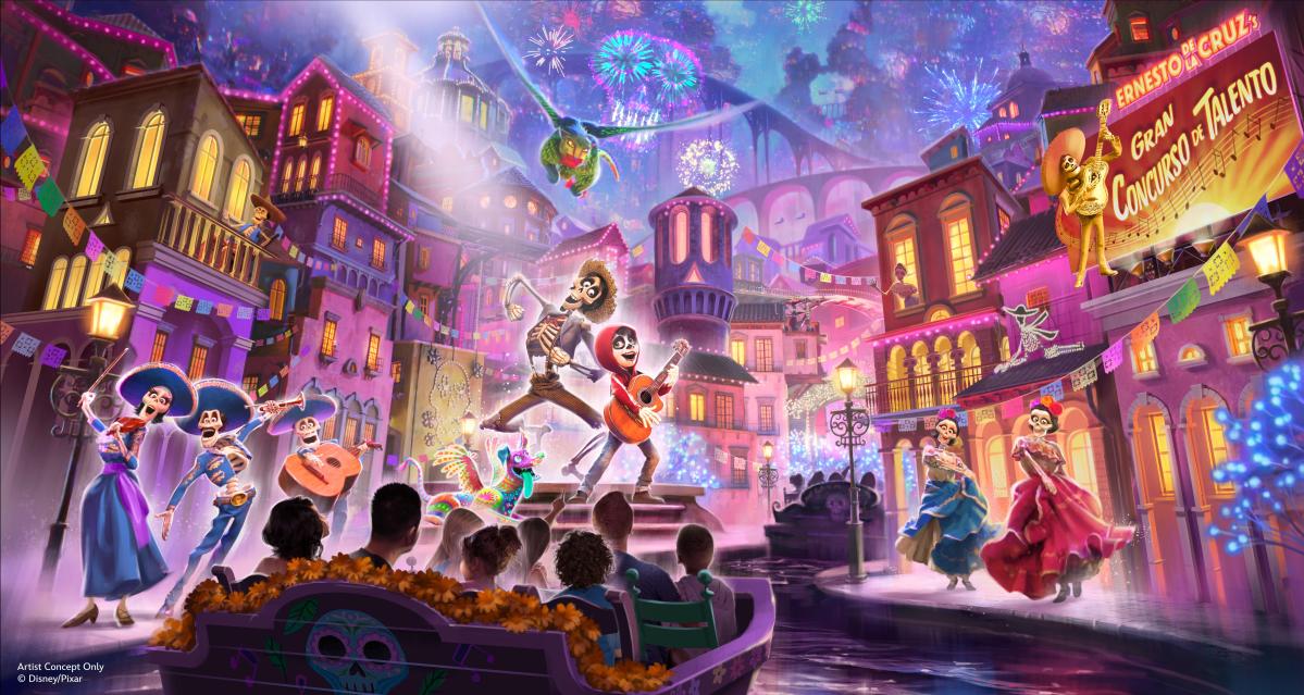 Disneyland Coco Attraction, concept art