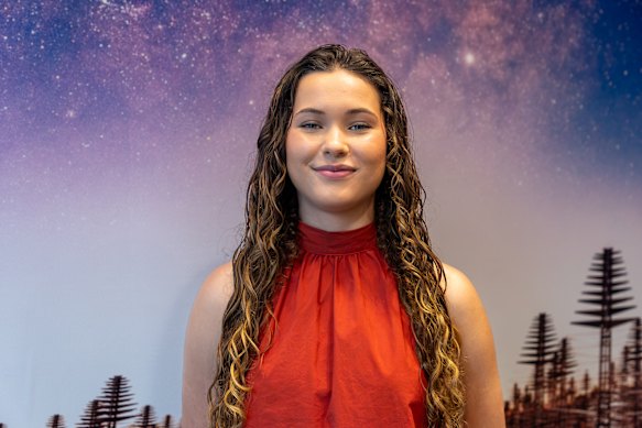 Alaxandrea O’Brien is in California to study at NASA.