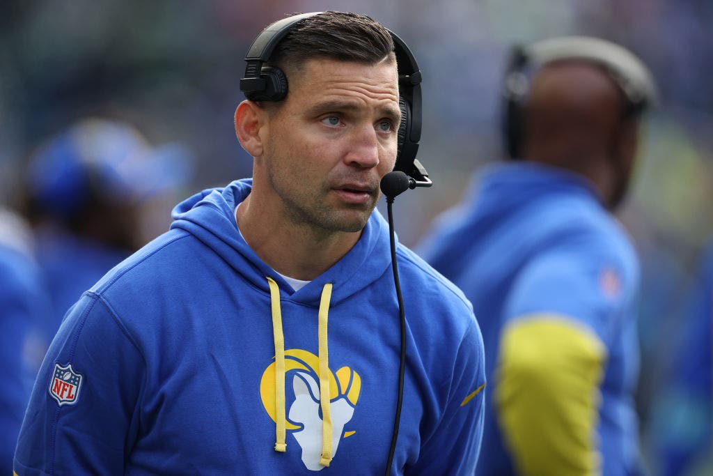 Rams defensive coordinator Chris Shula has the legacy and the connections and is now working on the experience needed to become an NFL head coach. (Photo by Steph Chambers/Getty Images)