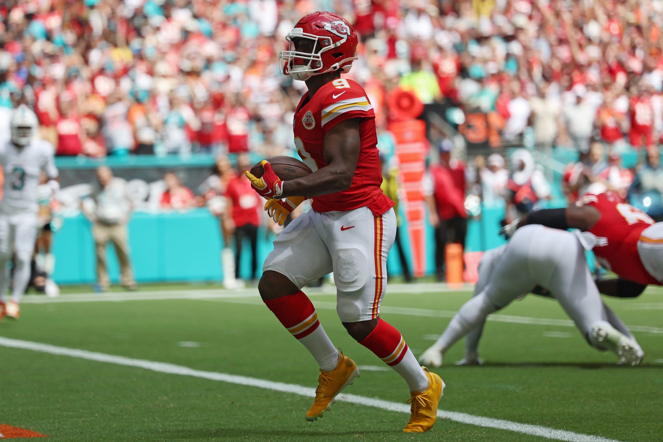 Kenneth Walker has added another gear to the Chiefs' offense. (Photo by Alie Skowronski/Getty Images)