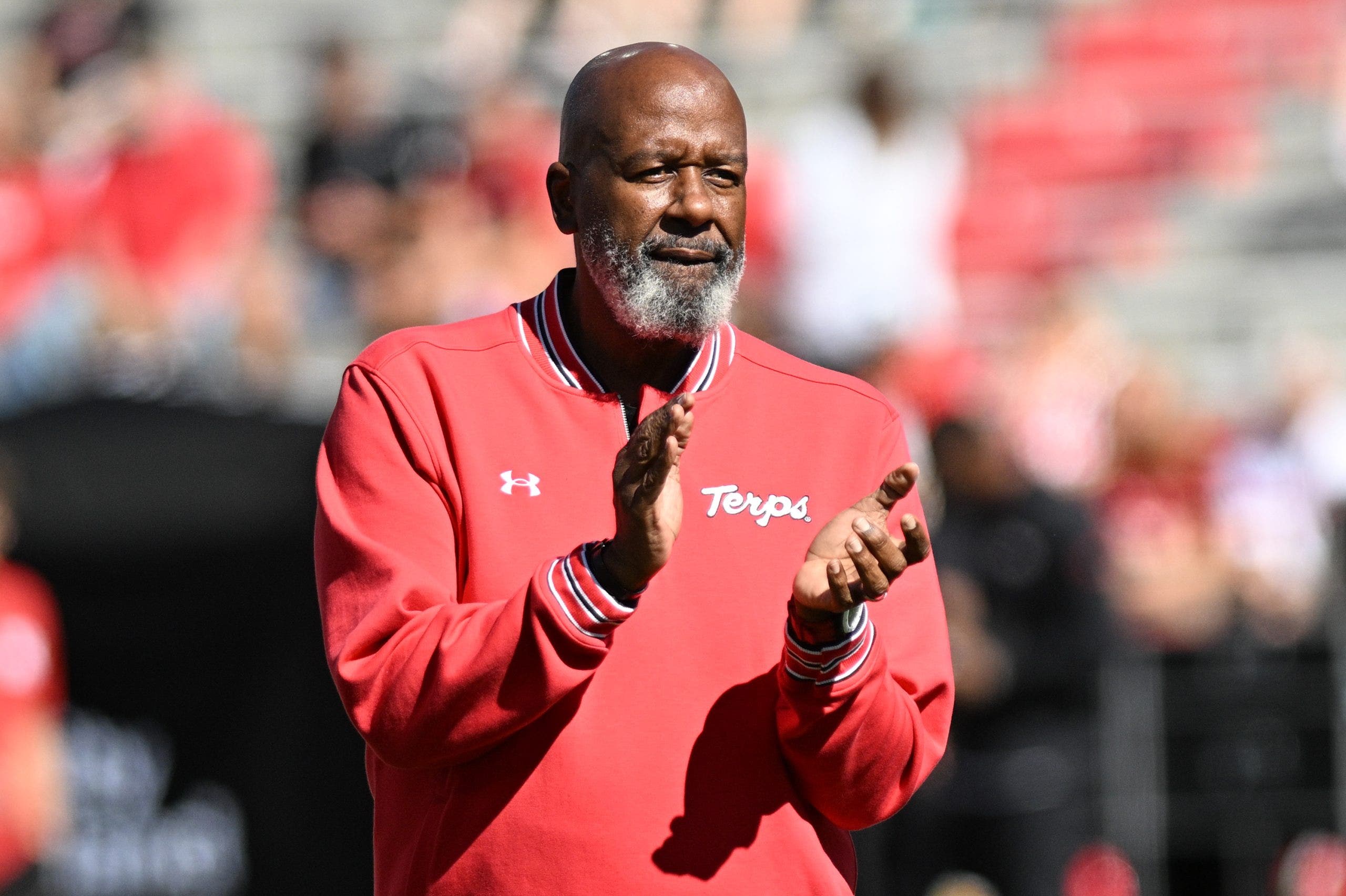 Mike Locksley has compiled a 2-4 record on the season at Maryland. (Photo by Steven Branscombe/Getty Images)