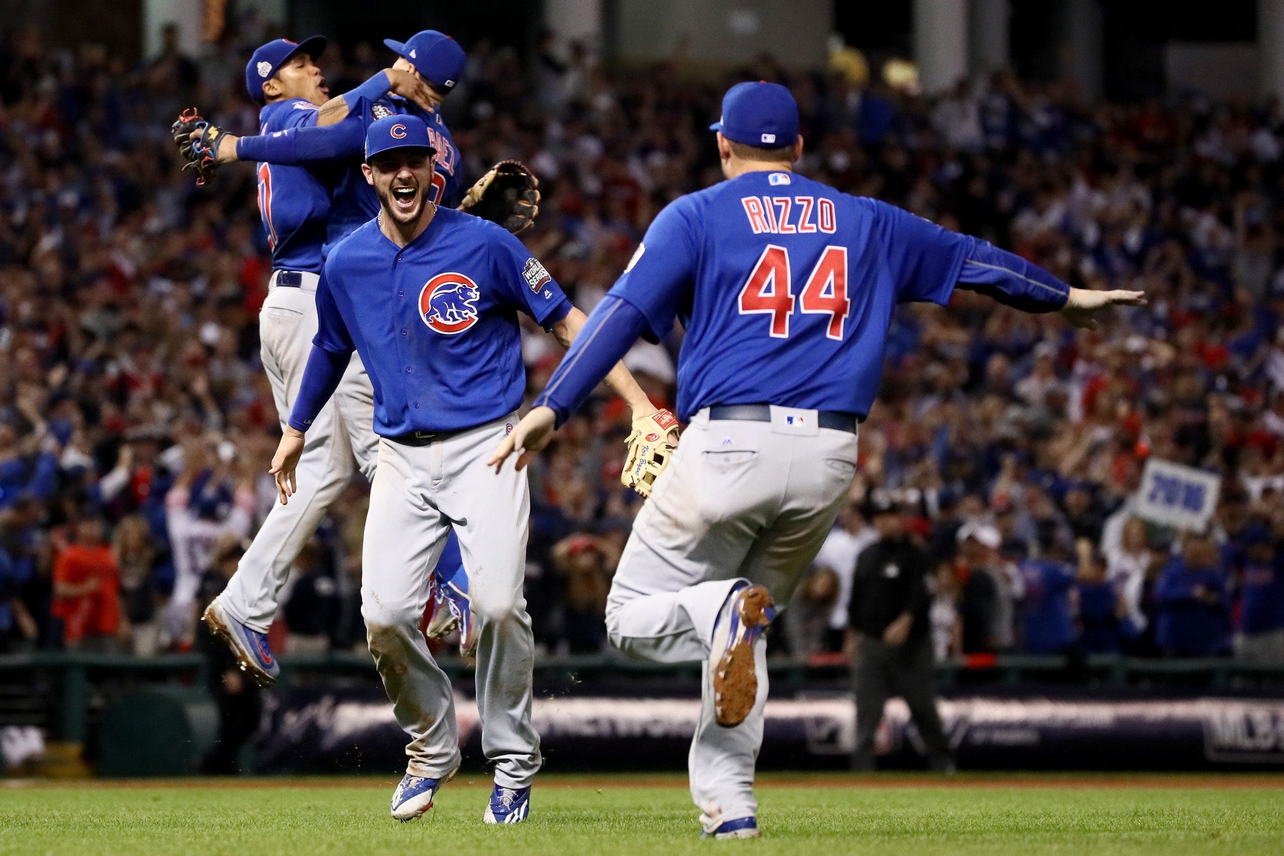 The Cubs ended a 108-year World Series drought in 2016. (Photo by Ezra Shaw/Getty Images)
