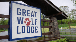 Great Wolf Lodge horror as mom accused of killing husband and toddler inside hotel room