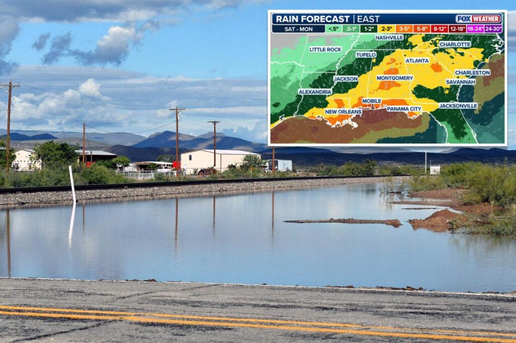 Millions along East Coast to get drenched in rain as incoming storms pose major flood threat