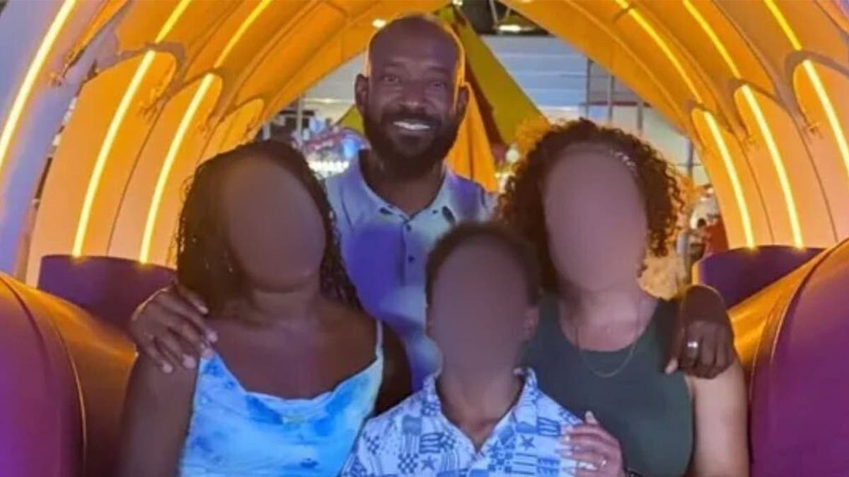 image shows Irvine with family