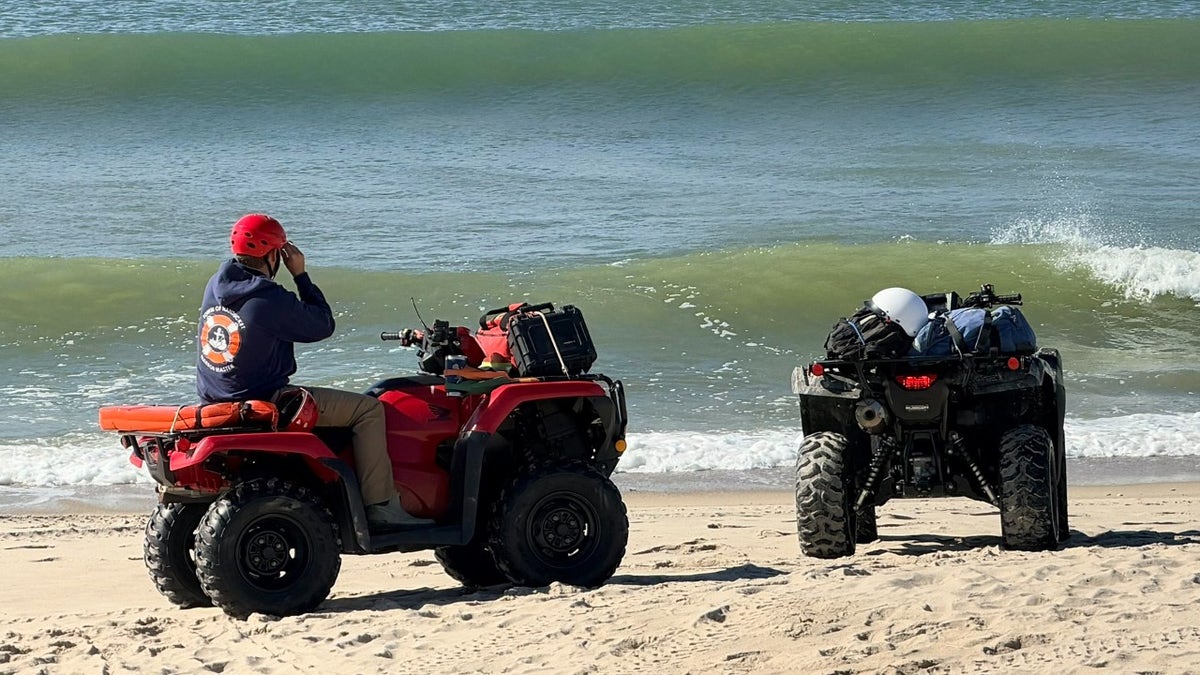 Nantucket Harbormaster staff and Nantucket Police searching the south shore of Nantucket