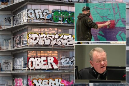 Graffiti vandals used special tactics as part of city-wide vandalism spree — and one is an LA utility worker