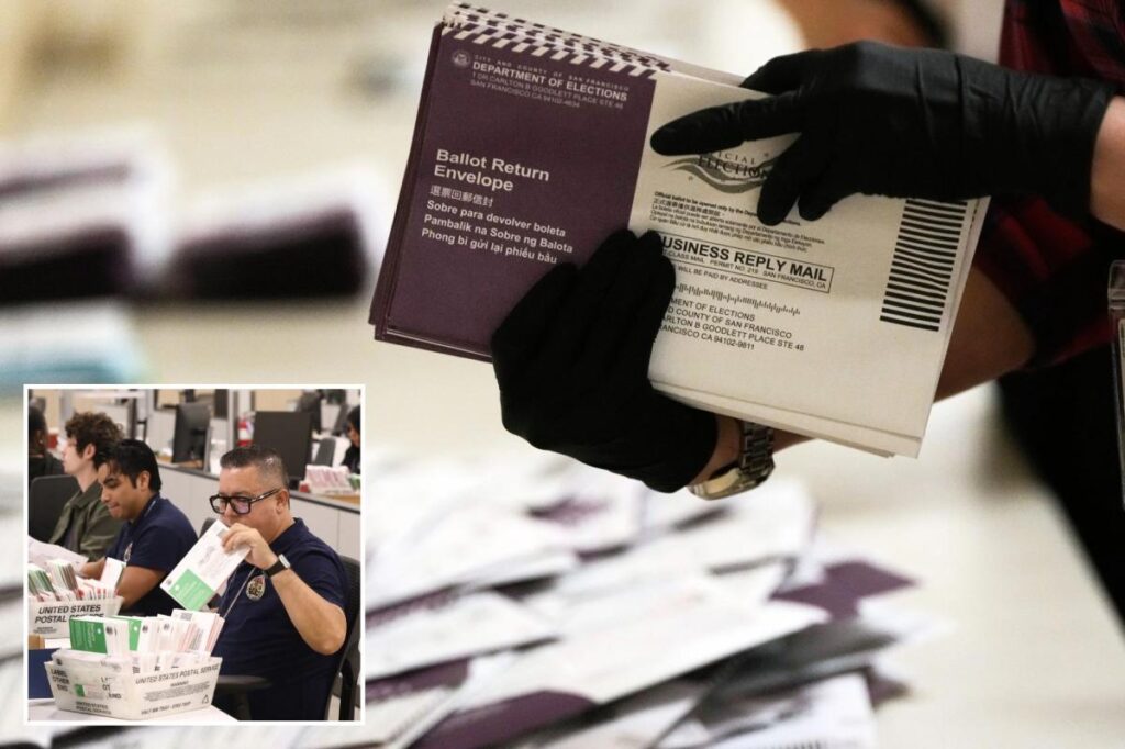 Voting fiasco as thousands of duplicate ballots sent to Californians