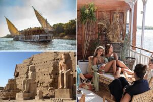 Play pharoh aboard the Nile’s most luxurious traditional sailing ship