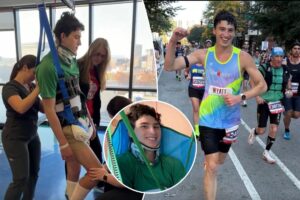 Kentucky teen finishes Chicago Marathon less than a year after spinal injury left him paralyzed
