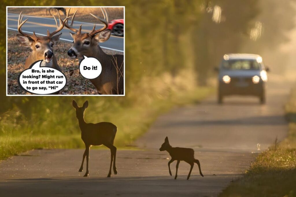 Deer crashes in NY spike during fall mating season — and cause 60K accidents a year: DOT