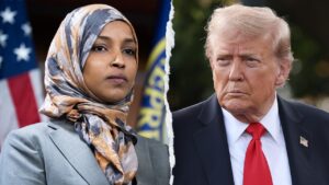 Trump says Ilhan Omar could go to jail or be deported, calls her ‘a disgrace to our country’